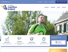 Tablet Screenshot of marathonbrabant.nl